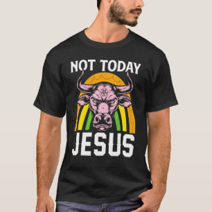 Camiseta No Hoy Jesús Satánico Baphomet Sigil Pentagram S