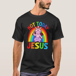 Camiseta No Hoy Jesús Sigilo Satánico Baphomet Pentagrama S