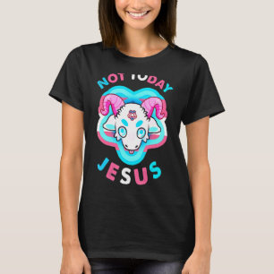 Camiseta No Hoy Jesús Transgénero Lgbt Satan Goat