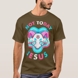 Camiseta No hoy Jesús Transgénero LGBT Satan Goat 