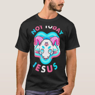 Camiseta No Hoy Jesús Transgénero Lgbt Satan Goat