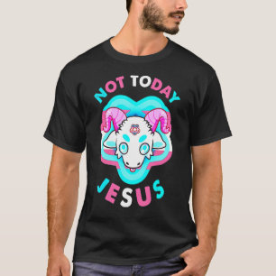 Camiseta No Hoy Jesús Transgénero Lgbt Satan Goat