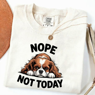 Camiseta No Hoy Meme Divertido de Pug Perro