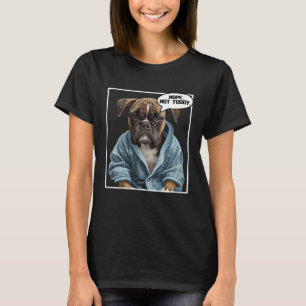 Camiseta No Hoy Perro Salchicha Estoy Perezoso Bulldog Fran