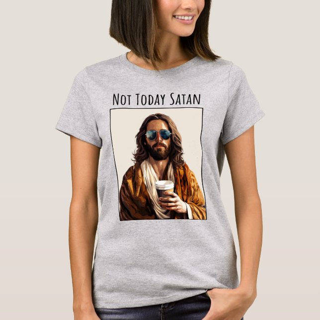 Camiseta No hoy Satanás (Anverso)