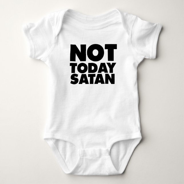 Camiseta No hoy Satanás (Anverso)