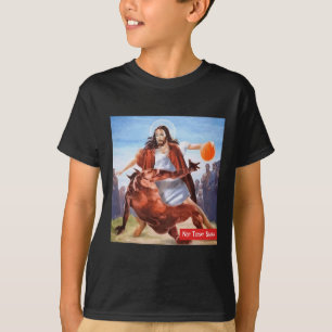 Camiseta No Hoy Satanás Jesus Crossover Bysketbyll Divertid