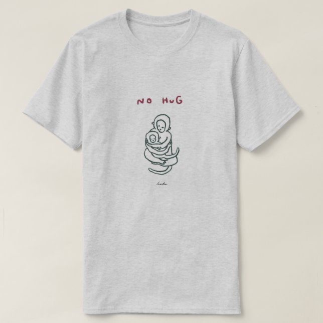 CAMISETA NO HUG (Diseño del anverso)