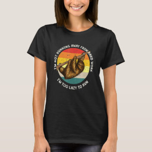 Camiseta No Huir Del Trabajador Tradicional Del Trabajo Dur
