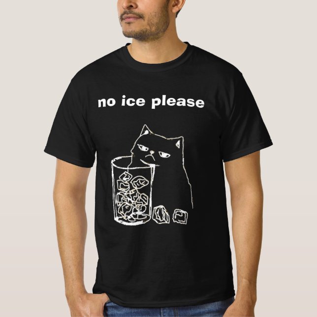 Camiseta no ice please (Anverso)