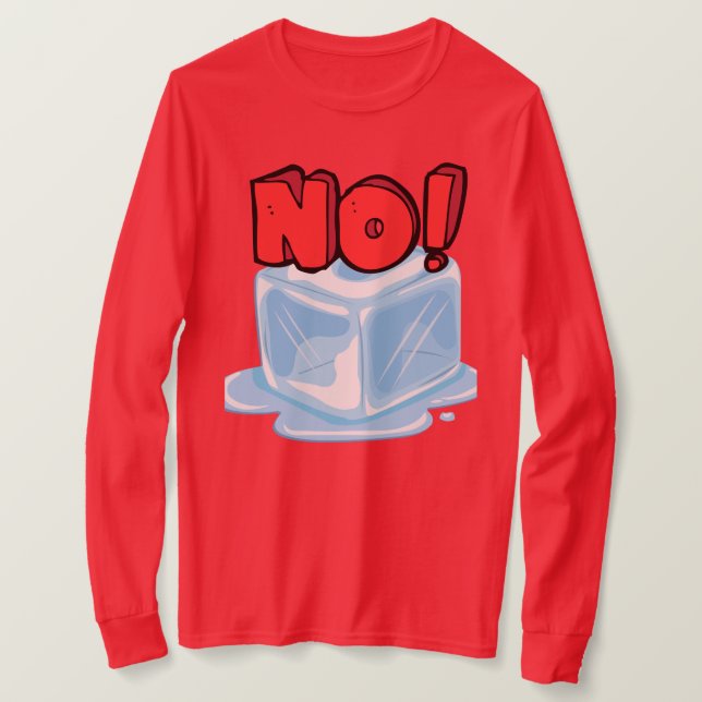 Camiseta No Ice Tshirt (Anverso del diseño)