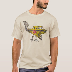 Camiseta no identificada de objeto volador