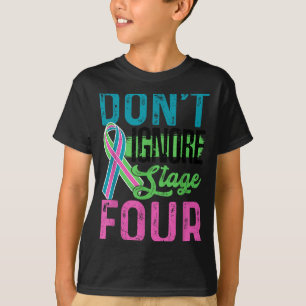 Camiseta No ignore el cáncer de mama metastásico en estadio