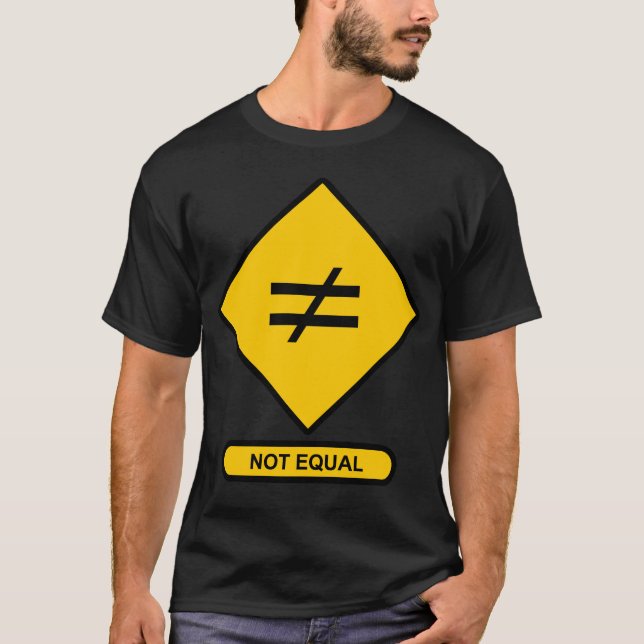 Camiseta No igual (Anverso)
