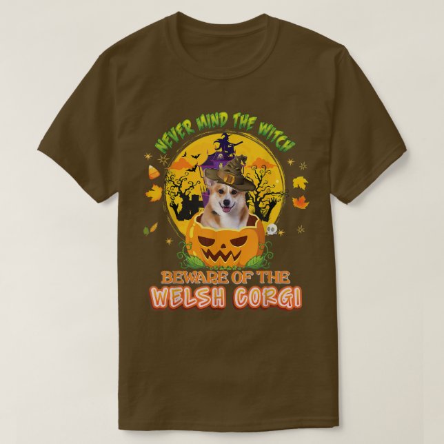 Camiseta No Importa La Bruja Cuidado Con El Hal De Perros D (Diseño del anverso)