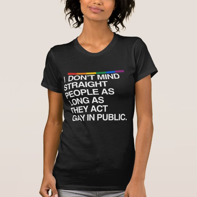 CAMISETA NO IMPORTO DE GENTE RECTA MIENTRAS (Anverso)