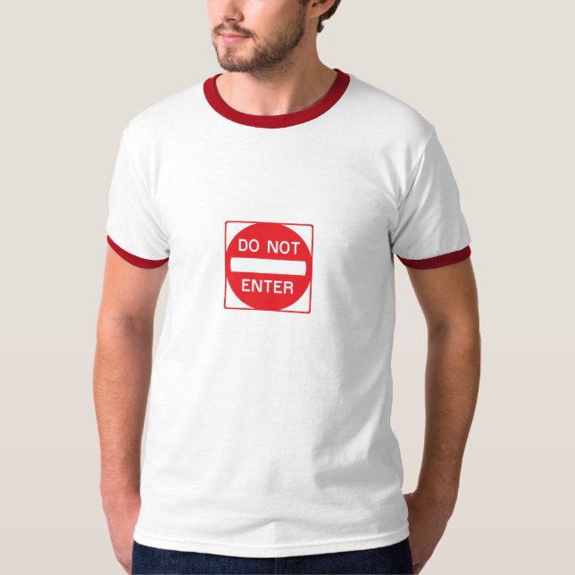 Camiseta No incorpore la señal de tráfico (Anverso)