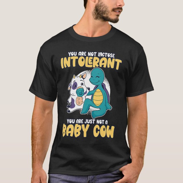 Camiseta No intolerante a la lactosa, simplemente no es una (Anverso)