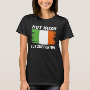 Camiseta No Irlandés, Sino De Apoyo A Irlanda Vintage Flag 