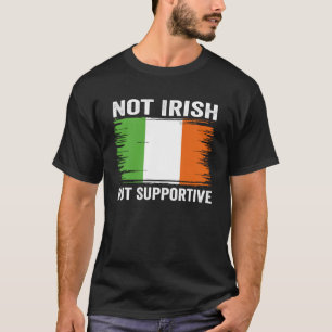 Camiseta No Irlandés, Sino De Apoyo A Irlanda Vintage Flag