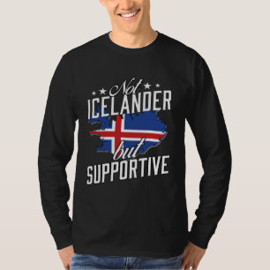 Camiseta No islandés pero turista de viaje solidario island