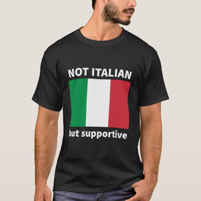 Camiseta No Italiano Pero Apoyador (Anverso)