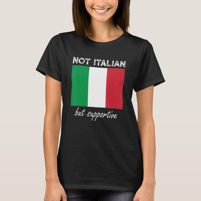 Camiseta No italiano, pero solidario 10 (Anverso)