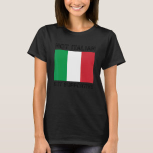 Camiseta No italiano, pero solidario 12