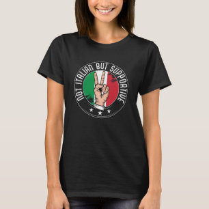 Camiseta No italiano pero turístico viajero italiano solida