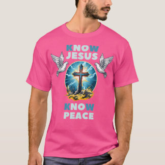 Camiseta No Jesús No hay paz Cristianismo Espiritualmente E