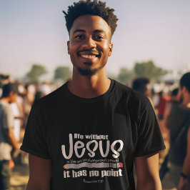Camiseta NO JESÚS NO PONEN DE PUNTO la fe cristiana cita la