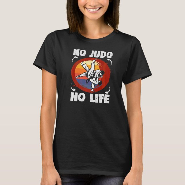 Camiseta No Judo No Life Trainer Judo (Anverso)