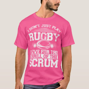 Camiseta No Juego Rugby Yo Vivo Para El Espíritu Del Sc