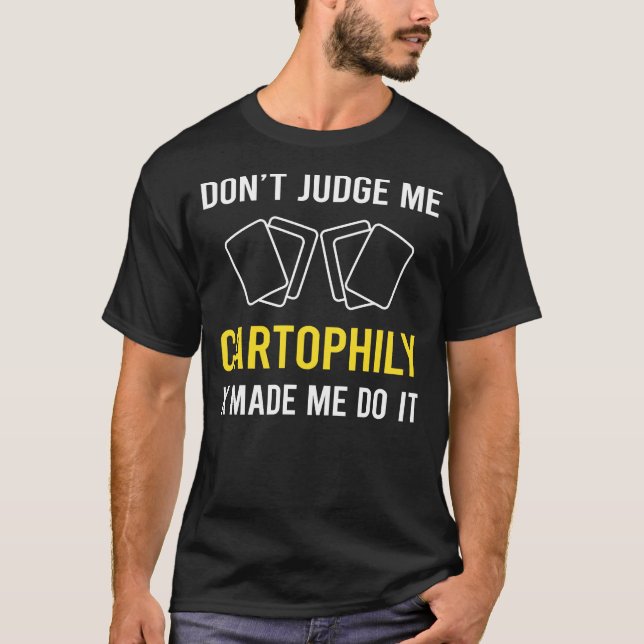 Camiseta No juzguen a Cartophilista (Anverso)