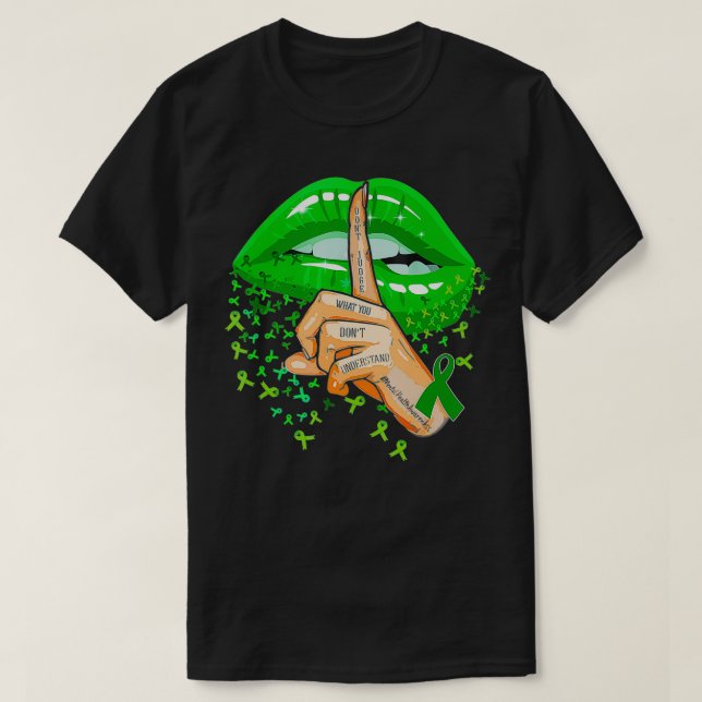 Camiseta No juzguen lo que no entienden de la salud mental (Diseño del anverso)