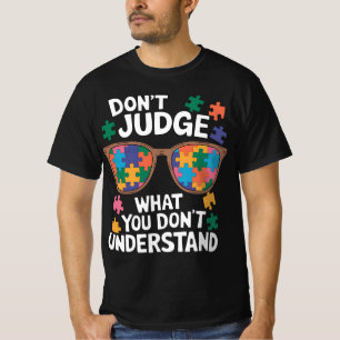 Camiseta No Juzgues Entiende Amor Autista Conciencia del Au
