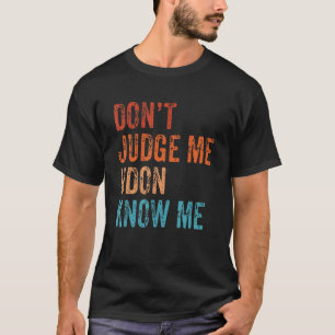 Camiseta No Juzgues Fideos Udon No Me Conoces Retro Diverti