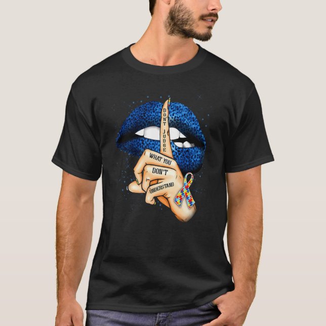 Camiseta No juzgues lo que no entiendes del autismo (Anverso)