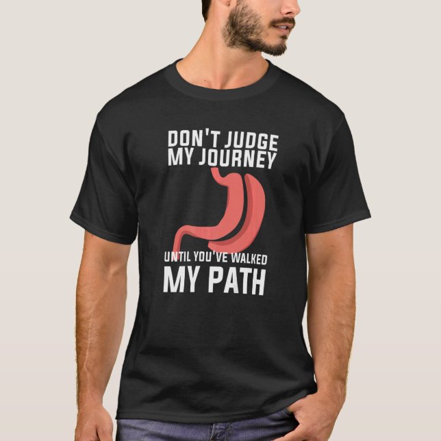Camiseta No juzgues mi viaje hasta que hayas caminado por m (Anverso)
