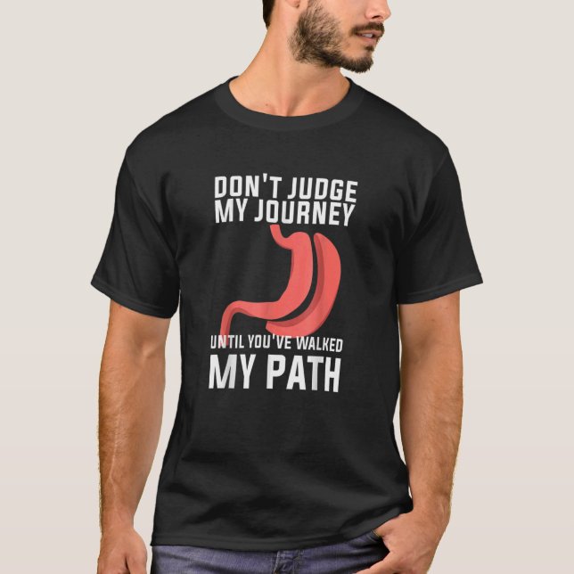 Camiseta No juzgues mi viaje hasta que hayas caminado por m (Anverso)