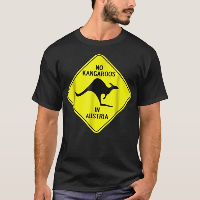 Camiseta No Kangaroos In Austria (Anverso)