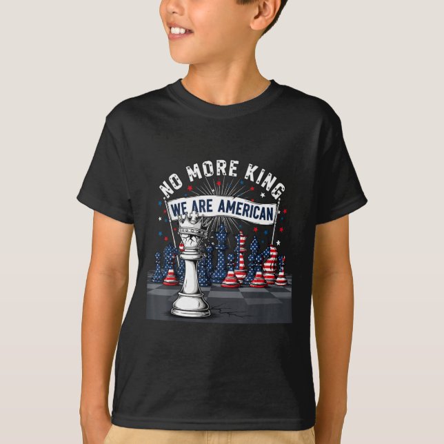 Camiseta No King In America Gift Men Women  (Anverso)