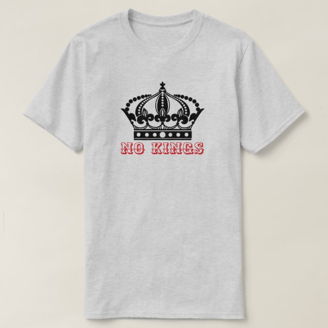 Camiseta No Kings2 (Diseño del anverso)