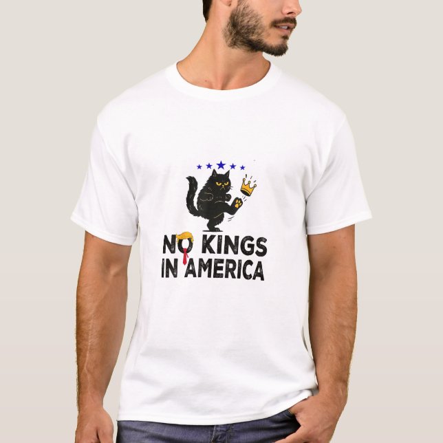 Camiseta No Kings In America We The People Political Minima (Anverso)