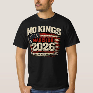 Camiseta No Kings March 28 2026 Protest