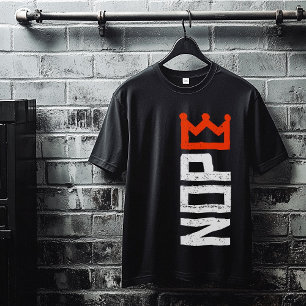 Camiseta No Kings Nope Rótulo de protesta Texto negrita ver