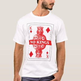 Camiseta No Kings Playing Card Shirt – Red Diamond King Gra