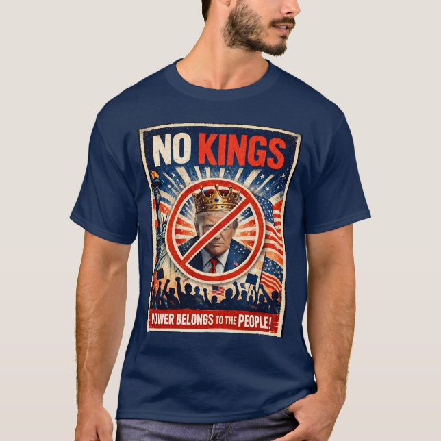 Camiseta No Kings Protest Shirt (Anverso)