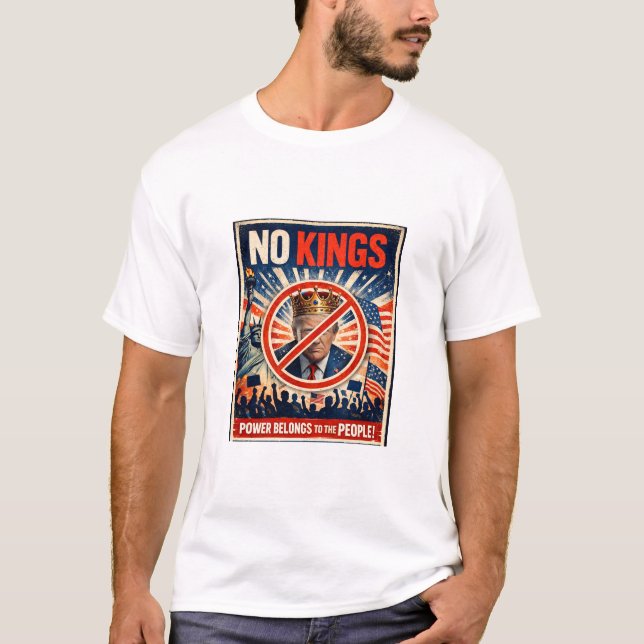 Camiseta No Kings! Short Sleeve T-Shirt (Anverso)