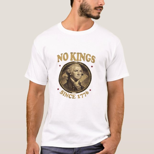 Camiseta No Kings Since 1776 Classic (Anverso)